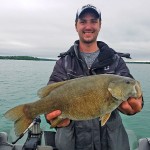 A very nice-sized smallmouth bass.